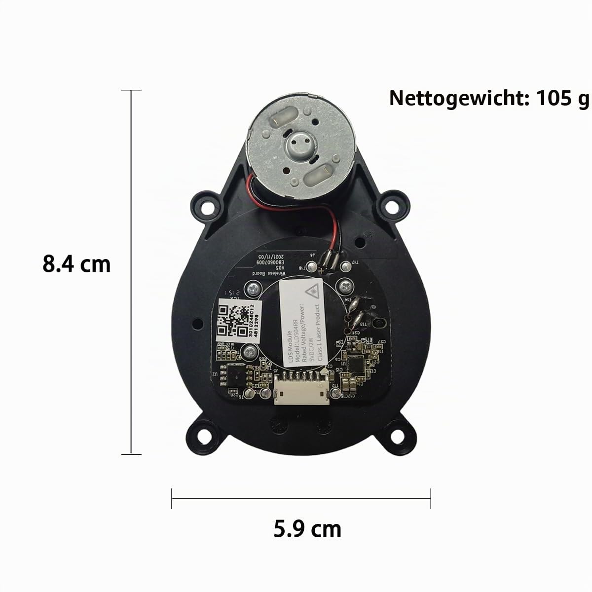 Laser-Entfernungssensor LDS Kompatibel mit Roborock S8 Pro Ultra / S8+ / S7 MaxV / Q5 Pro / Q8 Max / G20 Zubehör Für Staubsauger