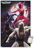 Trends International Power Rangers-Ninja Wall Poster, 14.725' x 22.375', Premium Poster & Mount...