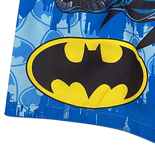 Dc Comics Justice League Batman Toddler Boys Swim Bathing Suit Blue Black 4T #TOP3