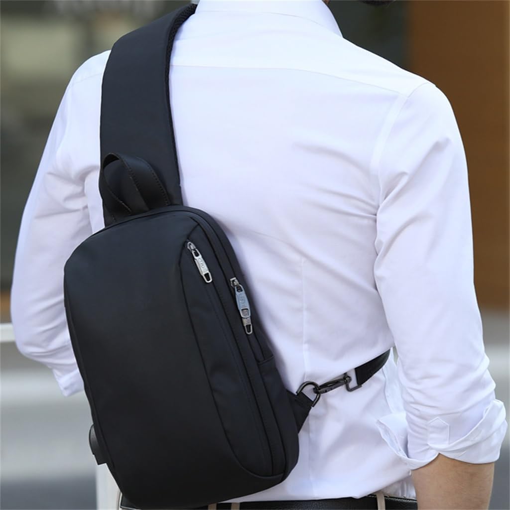 Multifunctional Chest Bag Casual Business Waterproof Anti-theft Convenient Men's Crossbody Shoulder