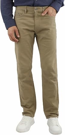 Jachs New York Mens Mid-Weight 5 Pocket Stretch Pant