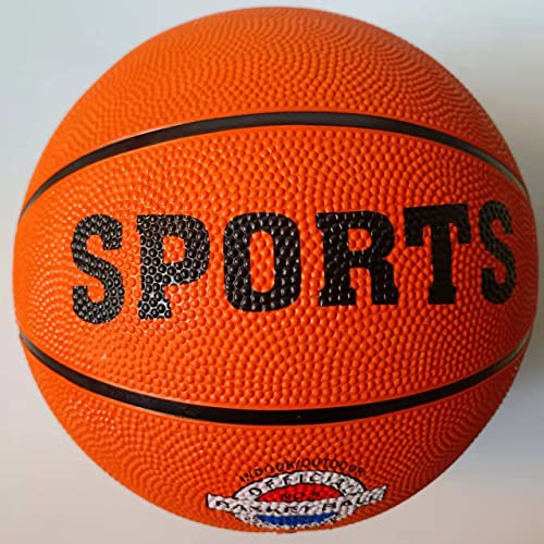 Ballon de basketball officiel taille 7, surface antidérapante, parfait pour les jeunes intérieur/extérieur - Jeu de basket-ball d'entraînement (7, ballon de basket uniquement) Cover
