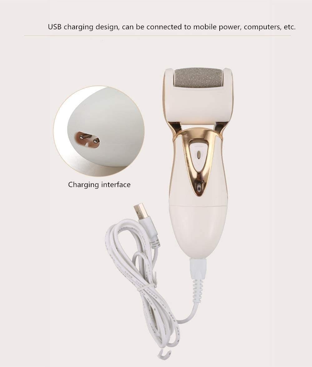 Elettrico Callus Remover for Piedi Dry Cracked Morte della Pelle, USB Ricaricabile File Piede elettronico Pedicure Piede Piedi di Cura