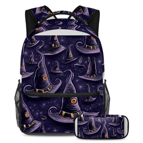 Sac à dos Halloween et trousse multicolore pour la rentrée des classes des enfants