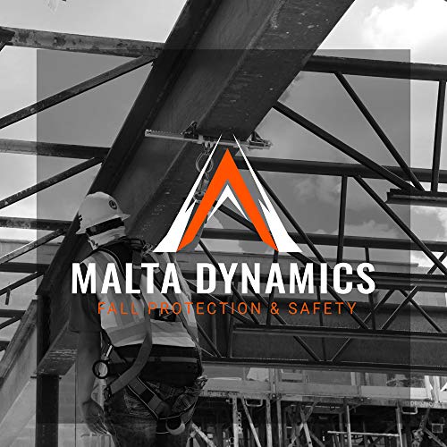 Image of Malta Dynamics 4' Cross Arm Fall Protection Safety Strap, OSHA /ANSI Compliant - D-Ring, Beamer, I-Beam & H-Beam Anchor