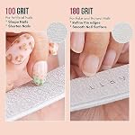 Makartt Nail File: Professional Nail Files, 100/180 Grit Emery Boards for Nails, 10 Pcs Zebra Doubled Sides Coarse Fingernail Filer for Acrylic and Extension Gel Removal Manicure Kit Salon Home Use - Image 3