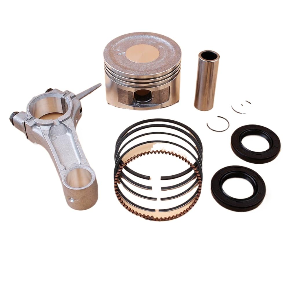 68mm Anillos de pistón conectando Rod Crankshaft Oil Seal Kit para Lawn Mower GX160 168F 5.5HP Motor Equipo de energía Exterior reemplazo