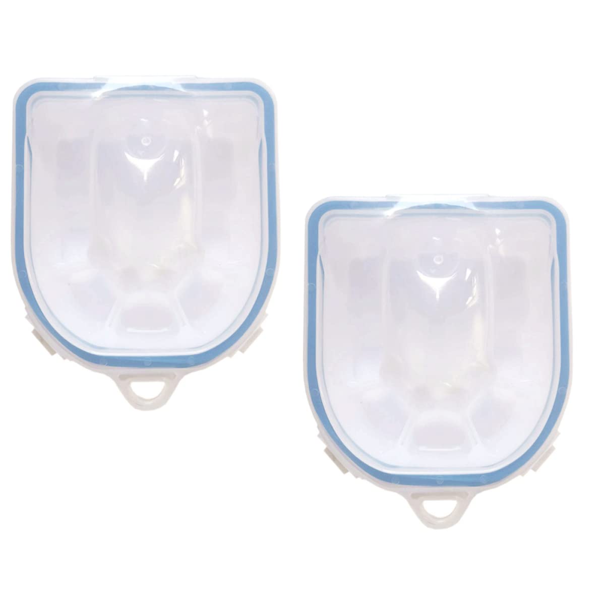 IWOWHERO Practical Manicure Tools 2pcs Nail Art Soaking Bowl Nail Removal Bowl for Gel Polish