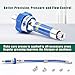 Lock-on High Pressure Grease Coupler, 10th Generation Heavy-Duty Grease Gun Coupler Fittings Extensions, Lock Clamp Type Grease Adapter Nozzles Fits All Grease Guns Hose Fast to Lock and Release