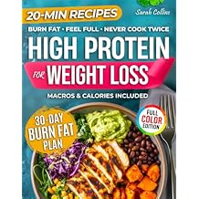 High Protein Cookbook for Weight Loss 101 Low Carb Recipes & a 30-Day Meal Plan to Burn Fat, Feel Full, and Never Cook Twice High Protein Made Easy Paperback June 16, 2025