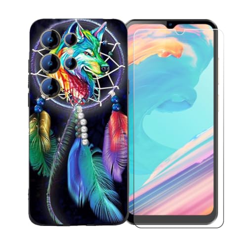 pGYDQQKJP[X Oukitel C1 Plus + KXXN[یtB Aȃ\tgVRP[XیTPUJo[̃P[XJo[ p (6.52") - BST4