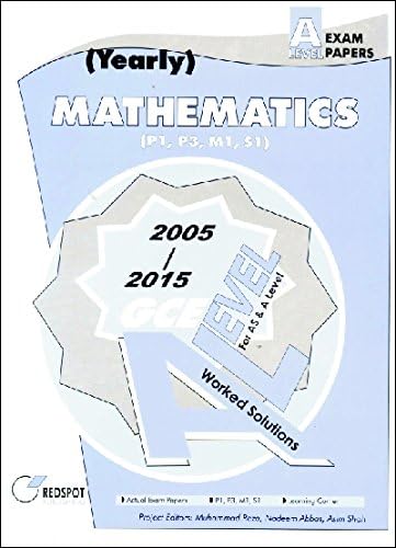 GCE A Level Mathematics (Yearly) 2005 to 2015