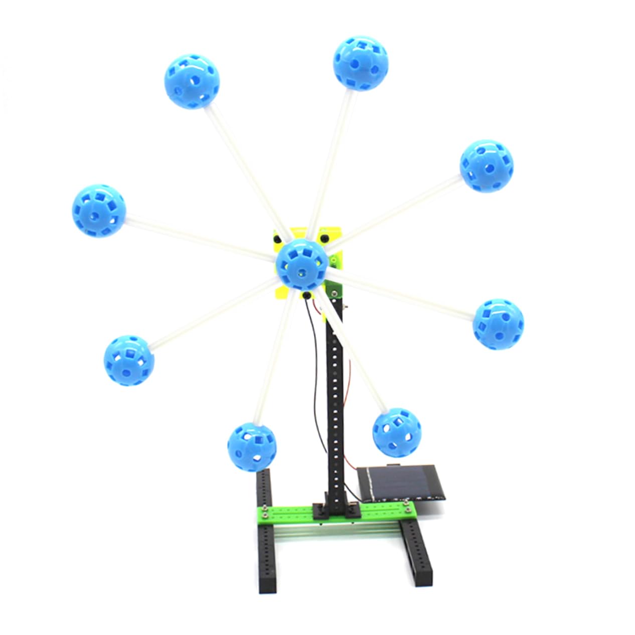 Abaodam Solar Ferris Wheel Kit DIY Assembly Toy for Boys and Girls Solar Energy Toy Educational Physics Model