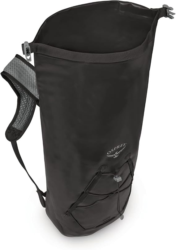 Osprey Transporter 18L Roll Top Waterproof Laptop Backpack, Black