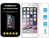 iPhone SE/5C/5S HD Glass Screen Protector Tempered Glass - Clear Advanced 9H+ Ballistic Glass Screen, Maximum Screen Protection, Premium Tempered Glass - iphone 5s tempered glass By Caseguru