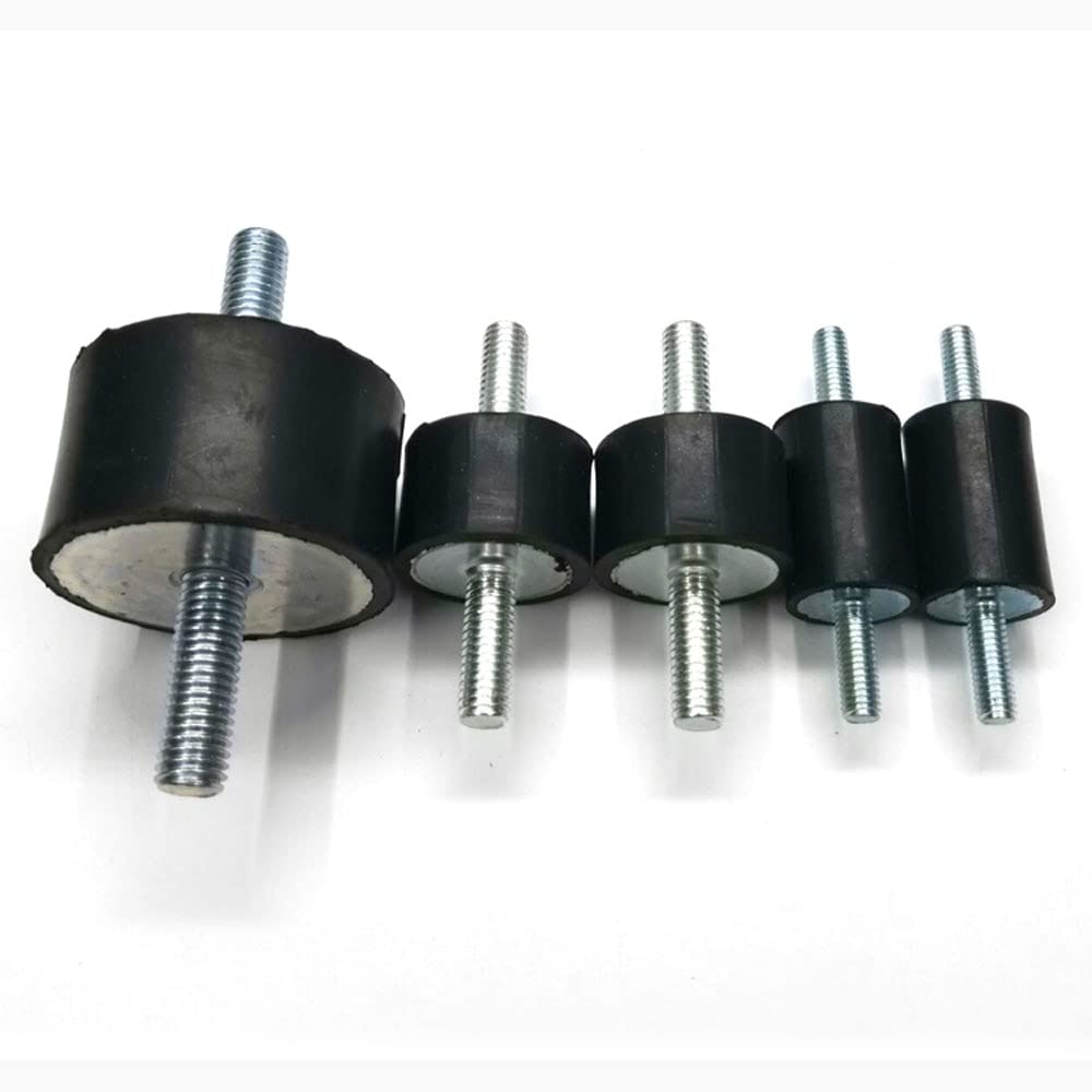 Produktbild von ZALINA Gummihalterung Anti-Vibration M8x23mm – Silentblock Mit Doppelaußengewinde, Dämpfer Für Kompressoren, Motoren & Pumpen (Größe Wählbar: 20-40mm, 1 Stück)