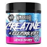 80 RACIONES POR ENVASE: cada envase de 360 g proporciona varias raciones de 4,5 g, con lo que dispondrás de un suministro duradero de creatina de primera calidad y electrolitos para alcanzar tus objetivos de fitness.