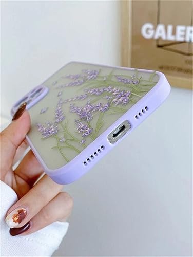 Miniatura 5 de Ownest Funda compatible con iPhone 12 Mini, ajuste magnético para MagSafe para parte trasera transparente de policarbonato esmerilado, flores 3D,