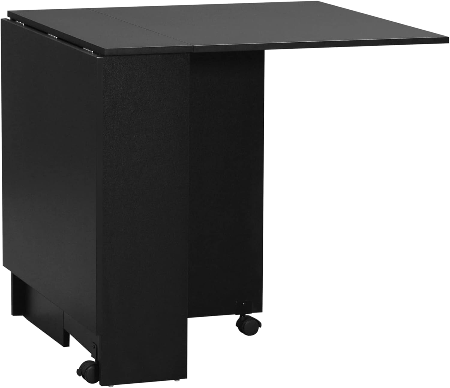 Folding Dining Table, Drop Leaf Table for Small Spaces with 2