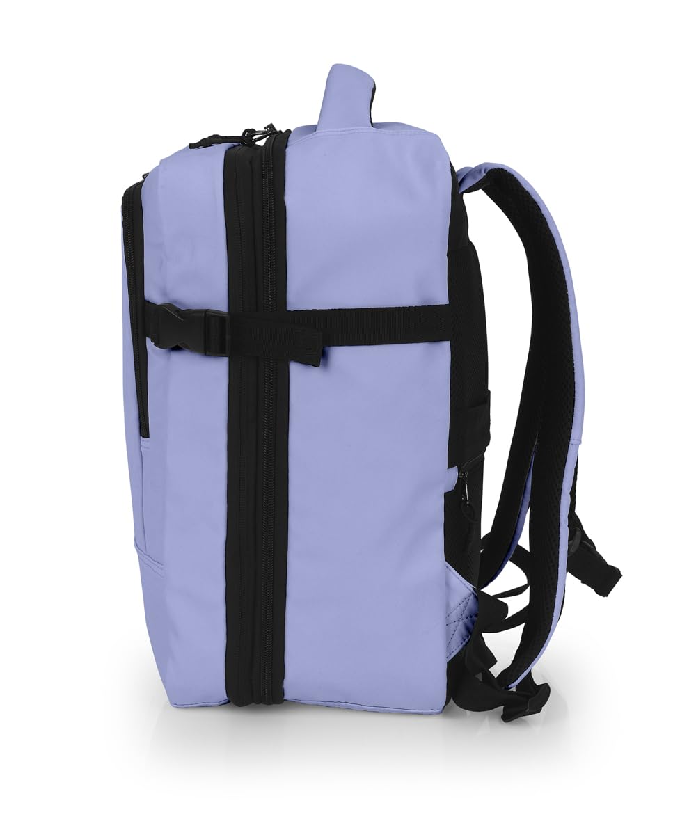Gabol - Mochila Underseat 40x30x20/24 cm para Avión Vancouver 28,8L con Compartimento para Portátil 15,6” - Equipaje de Mano Bajo Asiento Ligero y Resistente al Agua