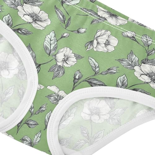 Girls' Underwear Camellia Cotton Stretch Comfort Toddler Panties4