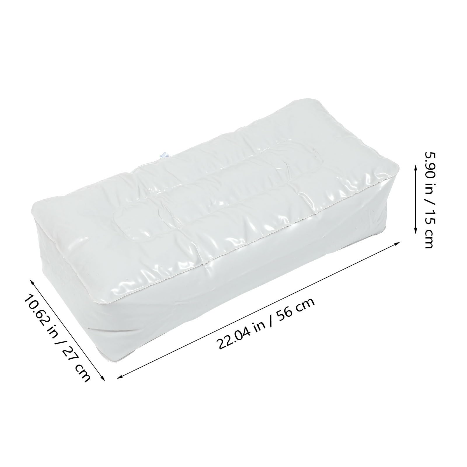 LIOOBO cuscino gonfiabile kajak seduta cuscino meritato resistente all'umidità pesca cuscino sedile per barca Outdoor Camping (bianco)