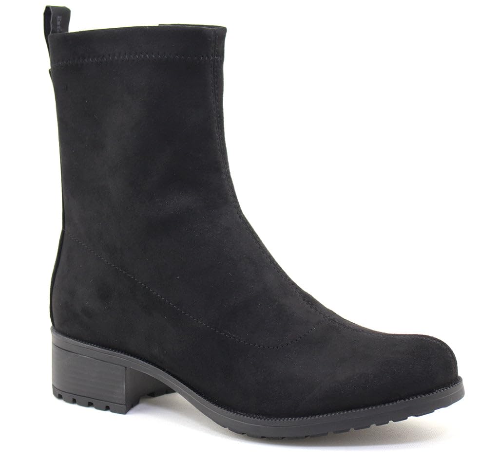 Bussola Womens Aditi Zip Up Stretch Ankle Boot
