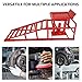 2 Pack Auto Car Truck Service Ramps, 5 Ton Low Profile Hydraulic Car Ramps, Car Lift Service Ramps Red