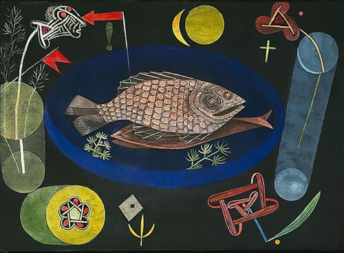 Art Mural Autour du poisson de Paul Klee pour sublimer l'ambiance de votre bureau