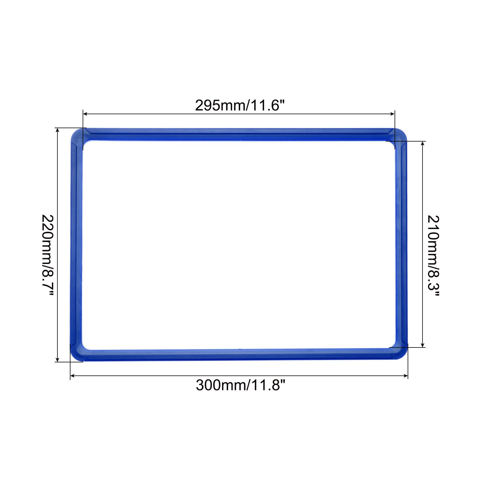 QUARKZMAN 4 Pièces Porte-Étiquette Magnétique, 12 X 9 Pouces