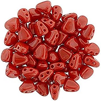 0.18oz Matubo Nib-BIT 2-Hole Pyramid Glass Beads 6 x 5 mm, Matte Metallic Bronze iris