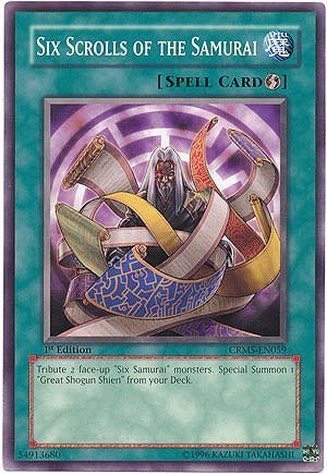 Amazon.com: Yu-Gi-Oh! - Six Scrolls of The Samurai (CRMS-EN059) - Crimson  Crisis - 1st Edition