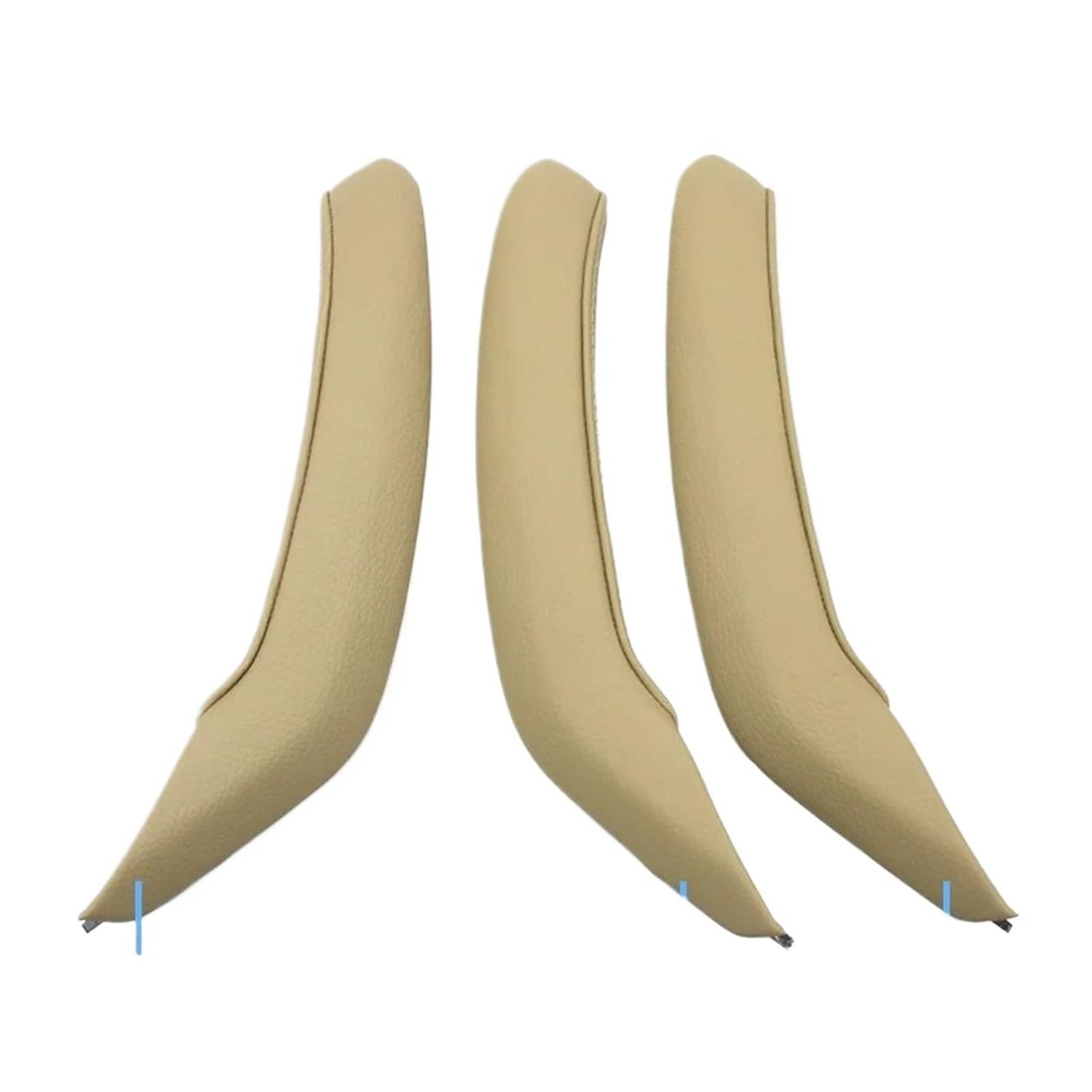 JYUTDW Inner Door Handle Car Door Interior Handle Accessories for BMW for X3 X4 F25 F26 2010-2016(LHD 3PCS Beige)