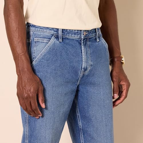 Amazon Essentials Men's Low Stretch Relaxed-Fit Workwear Carpenter Jean3
