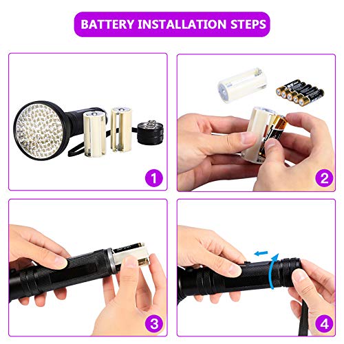 Zaklamp Ultraviolet Led-Zaklamp Licht Huisdier Urine Vlekdetectie Bed Bug Finder Hond Kat Vlekverwijderaar (Batterijen Niet Inbegrepen Zaklamp Ultraviolet Led-Zaklamp Licht Huisdier Urine Vlekdetectie Bed Bug Finder Hond Kat Vlekverwijderaar (Batterijen Niet Inbegrepen