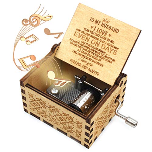 Ukebobo Wooden Music Box- You Are My Sunshine Music Box,Gifts For Boyfriend,Gifts From Wife To Husband - 1 Set #TOP18