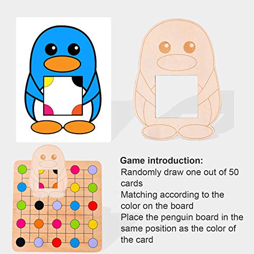 Brinquedo de aprendizagem de cores, brinquedo de madeira para combinar cores e diversão confortável