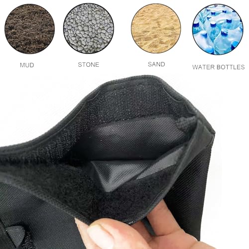 Sac de sable imperméable lestage tonnelle parasol 38x33cm x4 - 5