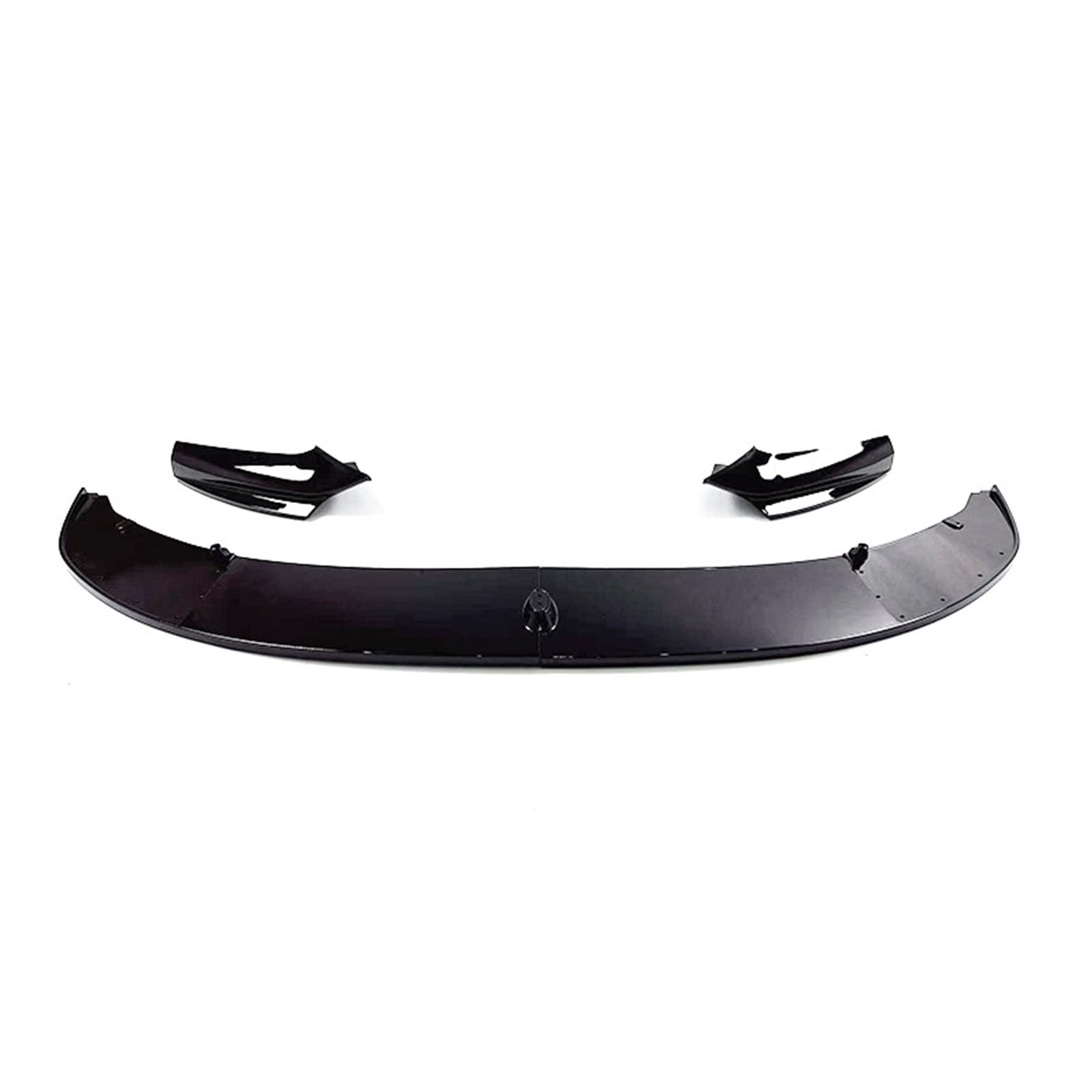 Kompatibel mit BMW 5 Series F10 F18 MP Style 2010-2016, Frontstoßstangen-Spoilerlippe, Auto-Unterkörper-Kit-Splitter,A Glossy Black