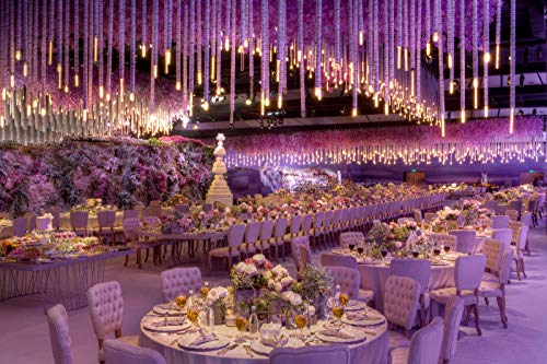 Ivyue 12 Pack 3.6 Feet Artificial Fake Wisteria Vine Rattan Hanging Garland Wisteria Silk Flowers For Home Garden Party Wedding Decoration Purple #TOP3