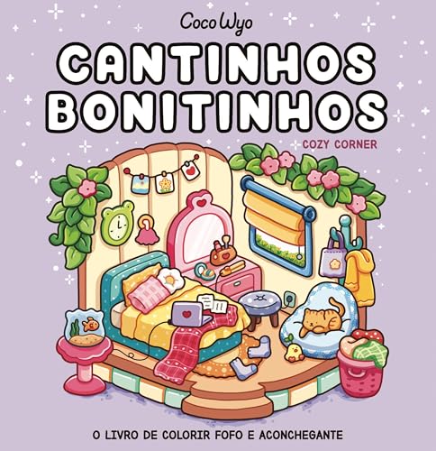 Cantinhos bonitinhos (Cozy Corner) – livro de colorir Coco Wyo