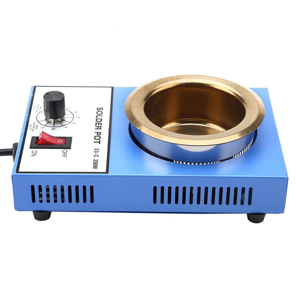 100mm Bain à Souder en Pot sans Plomb, Capacité 1200g 220V (prise EU)(EU Plug(300W))
