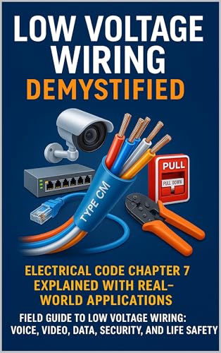 Low Voltage Wiring Demystified: Electrical Code Chapter 7 Explained with Real-World Applications: Field Guide to Low Voltage Wiring: Voice, Video, Data, ... (The Construction Engineering Series)