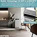 Echos® Mobile Klimaanlage 12.000 BTU mit Abluftschlauch WiFi & Fensterabdichtung Mobiles Klimagerät Leise ≤56dB App/WLAN Steuerung Fernbedienung 24h Timer 3in1 Luftkühler, Luftentfeuchter & Ventilator