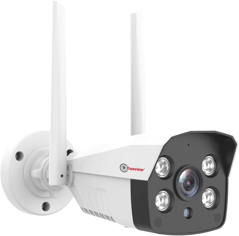 Trueview Smart All Time Color WiFi IP Bullet Camera 3.0 MP 720p CCTV Camera (T18077)