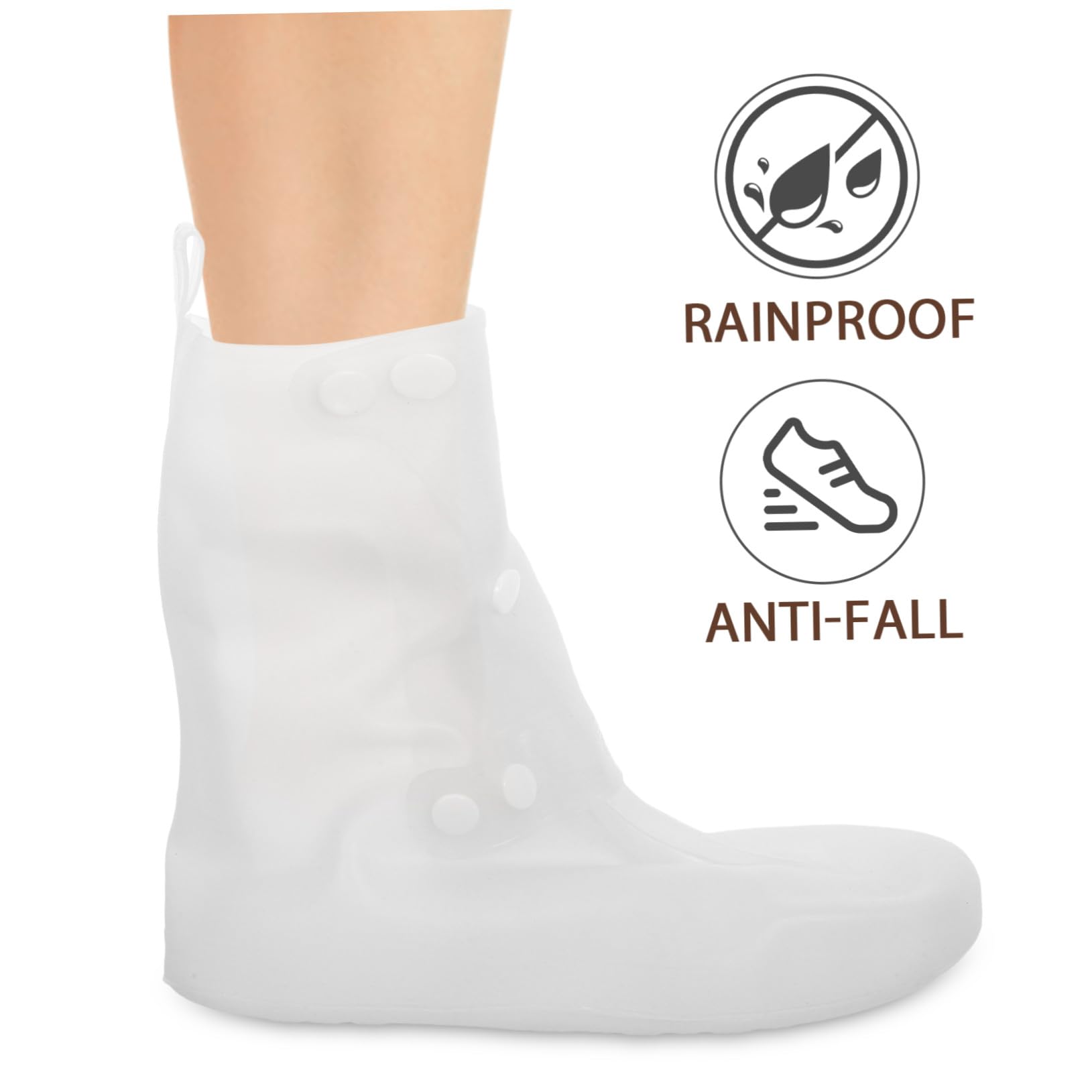 Baluue 2 Pares De Cubrezapatos Impermeables Para Jóvenes Protectores De Zapatos Funda Impermeable Para Protector De Zapatos Poncho De Pvc