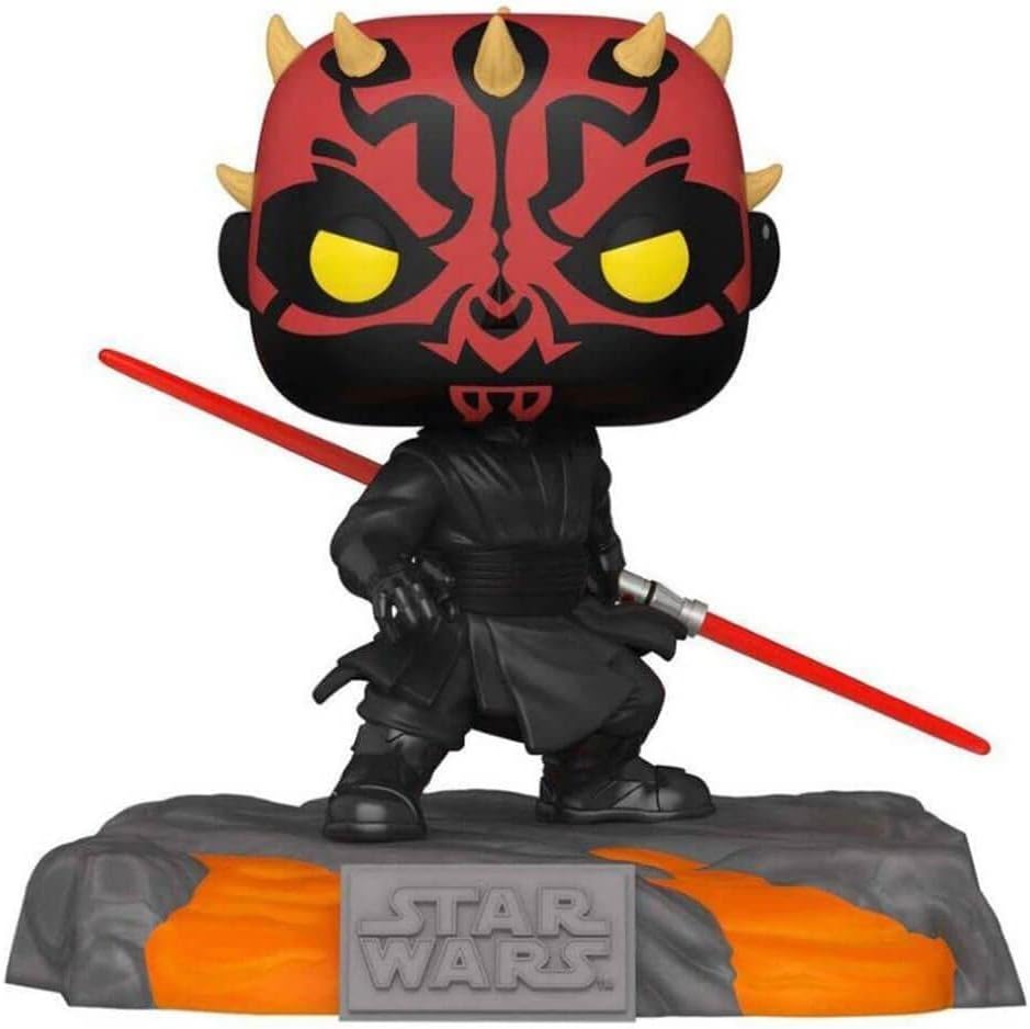 Pop! Deluxe: SW Sith - Darth Maul - Glow in The Dark - Star Wars - Collectable Vinyl Figure - Gift Idea - Official Merchandise - Toys for Kids & Adults - Movies Fans