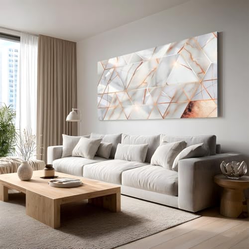 Grand tableau moderne 50x100 cm pour habiller un mur vide de chambre adulte