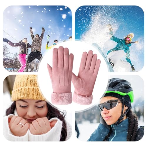 de ciclismo de inverno com tela sensível ao toque, de ciclismo para mulheres com tela sensível ao to