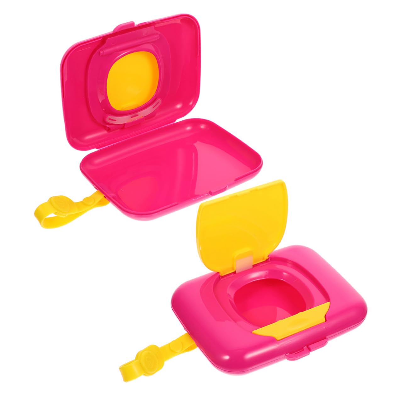 IMIKEYA 5 Set Dispenser Salviette Umidificate Portatile Custodia Per Salviettine Igienizzanti Per Scatola E Riutilizzabile Leggera E Resistente Adatta 2 Pezzi * 5